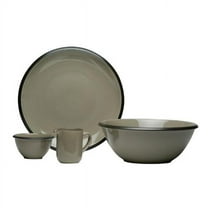 Red Vanilla HN400-004 Vanilla Hampshire Grey Serve Set, 4 Piece
