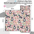 thumbnail image 5 of Boston Terrier Dog with Flower Toddler Nap Mats for Kids Preschool,50"x20" Sleeping Mat Bag or Kids,Toddler Sleeping Bag,Toddler Nap Mat or Daycare, 5 of 6