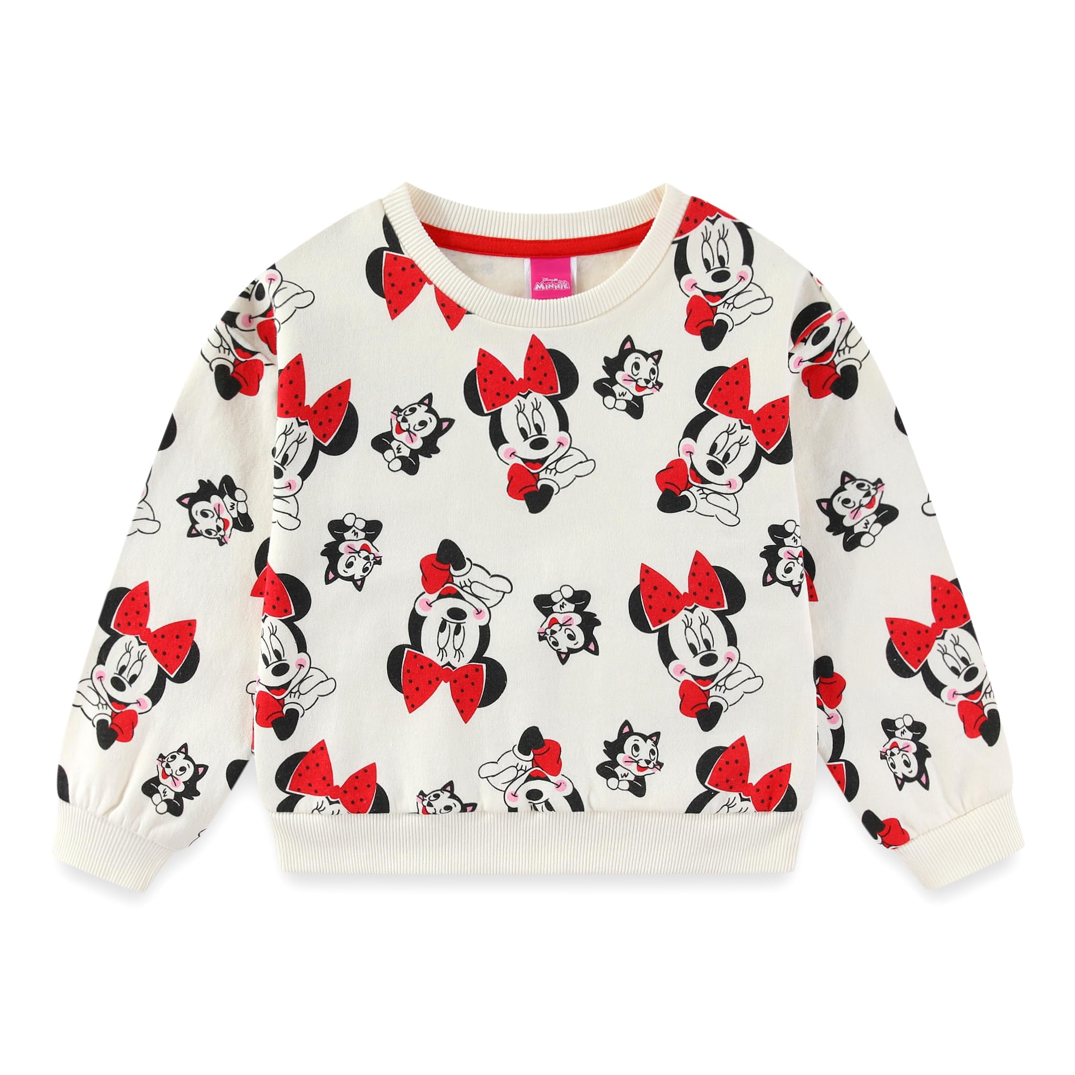 Disney Minnie Mouse Girls Fleece Sweatshirt and Skort Skirt