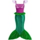 thumbnail image 3 of Vestido de princesa Ariel de La Sirenita de Disney para niñas, disfraz de lentejuelas, disfraz para niños, disfraz para Halloween, carnaval, fiesta de cumpleaños, ropa de 2 a 10 años, 3 of 5