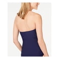 thumbnail image 2 of ISLAND ESCAPE Women's Navy Color Block Sweetheart Removable Cups Adjustable Underwire Tankini Swimsuit Top 6, 2 of 2