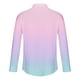 thumbnail image 5 of Blusa y camisa de manga larga con cuello vuelto para hombre, estilo casual, a la moda, con botones estampados, blusa de manga larga con cuello vuelto, camisetas de poliéster para hombre, 5 of 5