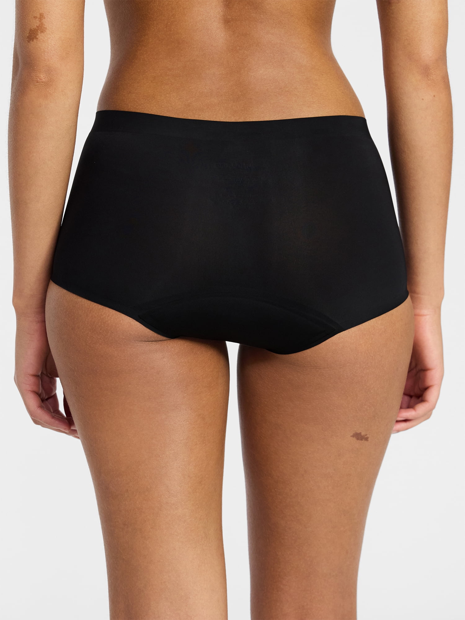 No Boundaries Boyshort Super Absorbency Period Underwear, 2-Pack, Women’s Sizes XS-XXL