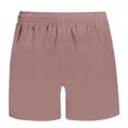 thumbnail image 4 of BiZtdJrK Todays Sales, Valentine's Day Shorts for Men Big and Tall Summer Beach Shorts Casual Drawstring Elastic Waist Hiking Workout Shorts with Pockets Pink XXL, 4 of 5