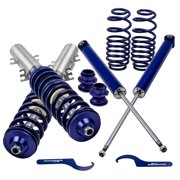 Maxpeedingrods Coilovers Suspension & Steering Shock for VW Volkswagen Golf MK4 1.9 TDi FWD Fits select: 2005 VOLKSWAGEN JETTA 2.5, 1999-2005 VOLKSWAGEN NEW BEETLE GLS