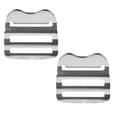 thumbnail image 3 of CIMAXIC 2 Pcs Slide Buckles Aluminum Bag Strap Adjustment Buckles for Backpack Shoulder Bag Suitcase (Silver),1.97"X1.85"X0.16", 3 of 4