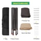 thumbnail image 4 of Yeshouse Carpa plegable de 4 x 4 metros (13 x 13 pies) para todo tipo de clima con mosquitera - Refugio solar de acero resistente de 6 lados con bolsa de transporte - Carpas tipo pabellón para patio, 4 of 8
