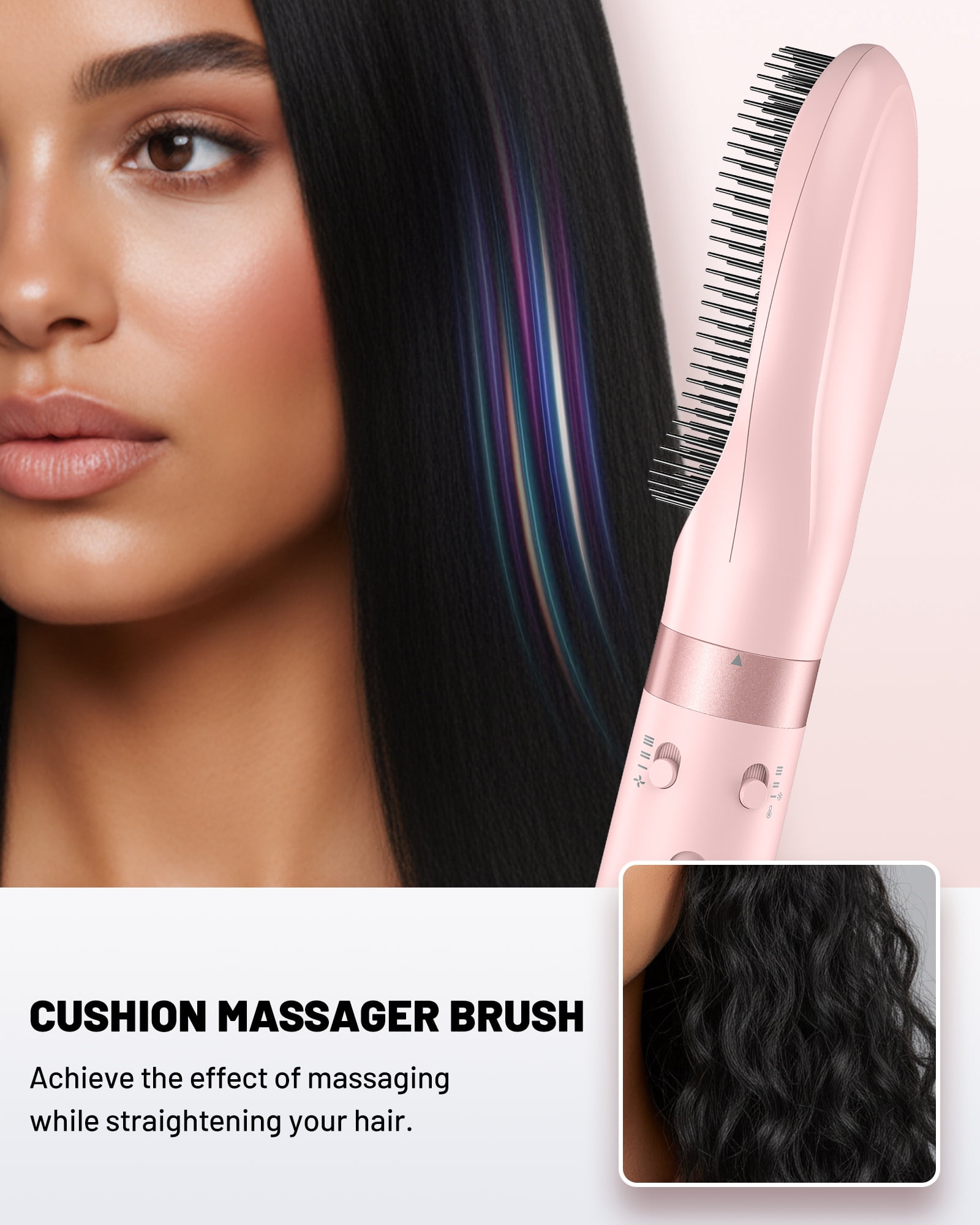5 in 1 Hair Dryer Brush with Fast Drying Blow Dryer & Travel Bag