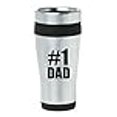 thumbnail image 2 of Tasse de Voyage Isolée en Acier Inoxydable Noir 16oz Z011 Papa, 2 of 2
