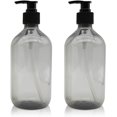 thumbnail image 1 of Dispensador de jabón JM 2 piezas 500 ml plástico PET recargables gris, 1 of 4