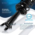 thumbnail image 5 of Detroit Axle - Front Struts w/Coil Springs Sway Bars Rear Shock Absorbers Kit Replacement for 2006-2011 CSX Honda Civic - 6pc Set, 5 of 8