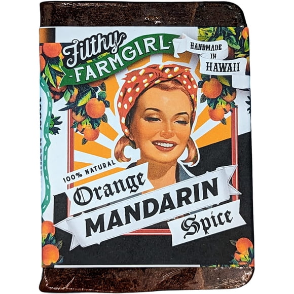 Jabón hecho a mano con especias de mandarina y naranja Filthy Farmgirl