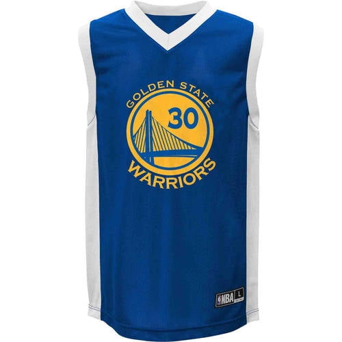 EUC Adidas Steph Curry Golden State Warriors NBA Basketball Jersey Youth  Kid Med
