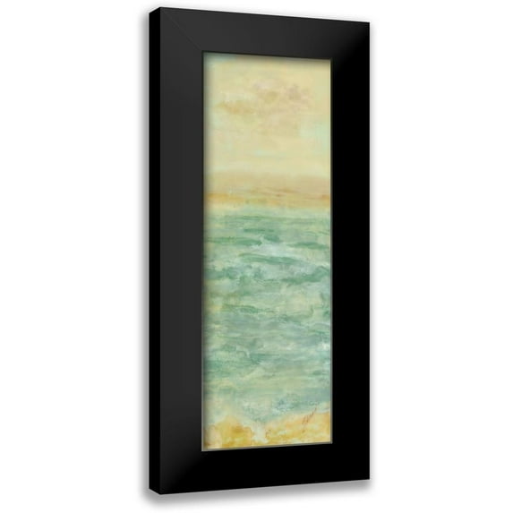 Shanti, Shima 9x18 Black Modern Framed Museum Art Print Titled - East Dawns Light II