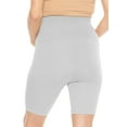 thumbnail image 3 of Stretch Is Comfort Women's Oh so Soft Luxe Maternity Biker Shorts | Adult Small- 2x, 3 of 6