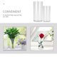 thumbnail image 3 of unbranded 4Ud Florero Transparente Para De Interior Y Arreglo Floral Duradero, 3 of 8