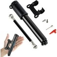 thumbnail image 1 of Portable Mini Bike Pump, Presta and Schrader Valve Compatible, High Pressure up to 100Psi, Lightweight T-shaped Design for Comfortable Inflation, for Cyclists and Sports, 1 of 5