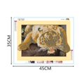 thumbnail image 2 of Animal Resina 5D DIY Diamante Pintura Bordado Punto de Cruz Imagen Decoración de la pared del hogar - L2010 Eigraketly JJ13343-07, 2 of 6