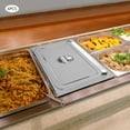 thumbnail image 6 of Miumaeov Steam Pan Lid 6-Pack Stainless Steel Steam Pan Lids Commercial Deep Restaurant Steam Table Pan with Lid Catering Food Pan Lid Catering Party 1/1 Steam Pan Lid, 6 of 12