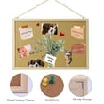 thumbnail image 6 of Cork Board for Wall Bulletin Board Classroom Decor Frame Hanging Pin Letterboard  for Home Kitchen Office 11.81" x 15.74" 2-Pack, 6 of 8