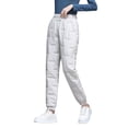 thumbnail image 4 of Women's Plus Size Straight Leg Thermal Pants for Winter Warm Lightweight Loose Fit Trousers for Cold Weather, 4 of 4