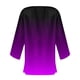 thumbnail image 4 of Cárdigan para mujer, verano otoño, estampado degradado, cárdigan de manga larga, suelto, blusa informal, abrigo para mujer, 4 of 5
