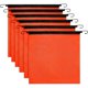 thumbnail image 1 of Juego de 6 de Seguridad de Naranja Brillante, 45 X 45 cm, con Ribete de Vinilo, Cordón y Gancho Fácil de Usar para Remolques y Vehículos de Prueba., 1 of 5
