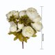 thumbnail image 2 of Ramo de flores de peonía artificial Oficina en casa Decoración floral falsa Boda Ramo de flores de seda, blanco Eigraketly HA7181-04B, 2 of 6