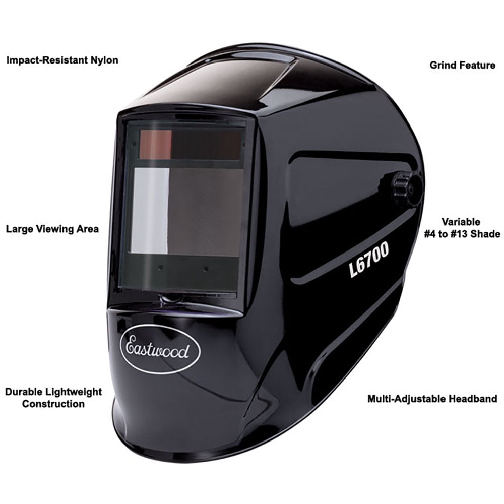 Eastwood Large View Auto Darkening Welding Helmet - L6700