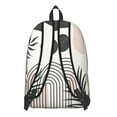 thumbnail image 2 of Earthy Bohemian Canvas Bookbag – Lightweight School and Travel Backpack for Daily Commuting or College Students, 2 of 5