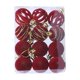 thumbnail image 2 of HWRETIE Plastic Christmas Tree Balls,Christmas Decorations 12 Piece Flocked Christmas Balls Christmas Decoration Setmultiple Styles of Christmas Tree Decorations, 2 of 6