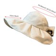 thumbnail image 3 of Ganfancp Sombrero de Playa de Ala Ancha, Ligero y Transpirable, con Protección Solar y Parte Superior Abierta, para Mujeres En Salidas Al Aire Libre En Verano Ofertas de La Semana 1* Sombrero para El, 3 of 6