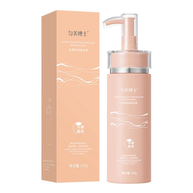 EZLIFE Crema depilatoria sedosa tipo push para hombres y mujeres, suave, no irritante Y6B5