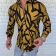 thumbnail image 1 of Camisa de hombre con solapa abstracta, camisa de manga larga con botones, ropa cómoda y suave, diseño de diseñador de moda, informal, transpirable, 1 of 6