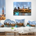thumbnail image 4 of Designart Montreal Panoramic View - Cityscape Photo Throw Pillow - 18x18, 4 of 5