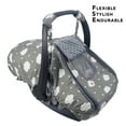 thumbnail image 5 of Carseat Cover for baby, infant car seat Cover Canopy,easy in and out, kick proof, Grey clouds;, 5 of 7