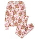 thumbnail image 1 of Set de pijama para niñas The Children's Place Pink Gingerbread, 1 of 3