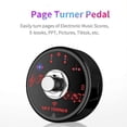 thumbnail image 3 of Bluetooth Page Turner Pedal Rechargeable Wireless Foot Switch for Music Sheet, 3 of 5