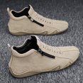thumbnail image 5 of NOKIO Casual Ankle B𝗈𝗈𝑡𝑠 for Men Side Zipper High Top L𝗈afers Lightweight Non-S𝗅ip Che𝗅sea Shoes Breathable Wide Width Sneakers Comfortable Fashion Outdoor Footwear, 5 of 7