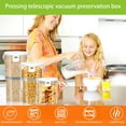 thumbnail image 4 of ziyahi Vacuum Food Storage Container Press Washable Home Bar Hotel Bakery Restaurant Kitchen Sugar Salt Flour Organizer Jar, 4 of 6