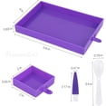 thumbnail image 1 of 9 Pack Diamond Art Painting Bead Trays Plastic Bead Sorting Tray Organizer Storage Containers for Rhinestones Beads DIY Craft Tool, 1 of 4