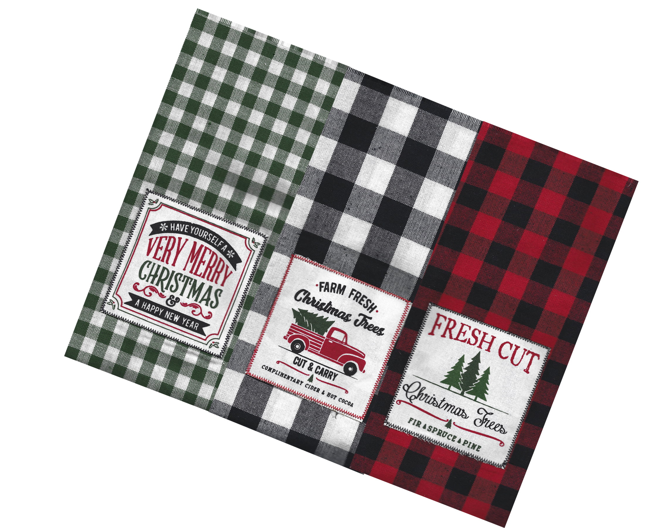 Navy Buffalo Plaid Kitchen Towel, Laurel Wreath Personalized Dish Towel,  Kitchen Decor, Buffalo Check Tea Towel, Monogram Tea Towel