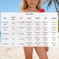 thumbnail image 3 of Fesfesfes Toddler Baby Children Girls One Piece Swimsuit Skinny Monokini Swimwear Beach Wear Bathing Suit Cute Printed One Shoulder Swimsuit, 3 of 9