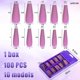 thumbnail image 2 of 100 piezas de uñas postizas extra largas mate Kuyhfg Sin marca, 2 of 3