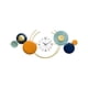 thumbnail image 2 of Reloj de pared de Metal, diseño artístico, reloj de pared silencioso, sin tictac, moderno, decorativo para dormitorio, Hotel, hogar, oficina, Arte de Horizontal Baoblaze Reloj de pared decorativo, 2 of 8
