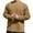 Khaki, variant on Mens Long Sleeve Men's Fashion Sports Long Sleeve Round Neck Top, Breathable Outdoor Wear