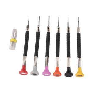 Set tournevis, Ensemble tournevis horloger, Ergonomic 6pcs pour les systèmes électroniques