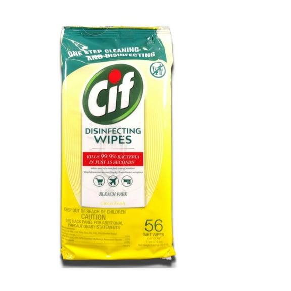 Fine Life Products Cif Multi Surface Disinfecting Wipes, 56 Count (14 Pack)