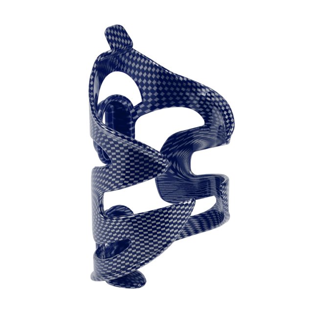 Soporte para botella de bicicleta Unique Bargains, ligero y duradero, de plástico ABS, soporte para bebidas de bicicleta para MTB, bicicleta de carretera, ciclismo al aire libre, fibra de carbono azul