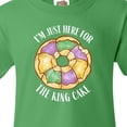 thumbnail image 4 of Inktastic I'm Just Here for the King Cake Youth T-Shirt, 4 of 5
